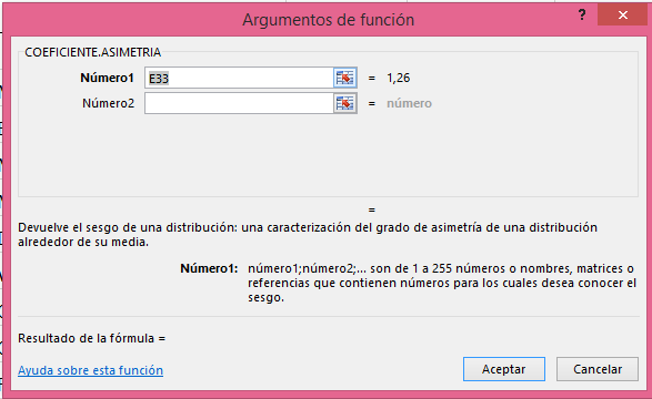 Excel Analisis datos Estadistica descriptiva