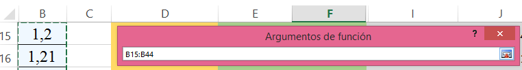 Excel Analisis datos Estadistica descriptiva