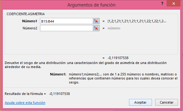 Excel Analisis datos Estadistica descriptiva