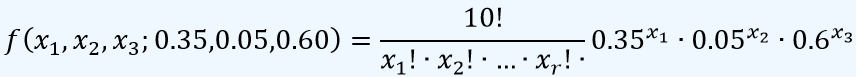 Distribucion multinomial
