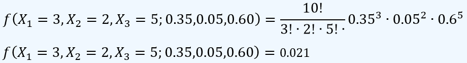 Distribucion multinomial