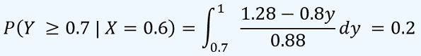 Probabilidad condicional conjunta variable continua