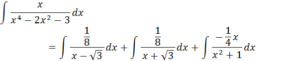 Ejercicio calculo integral fracciones parciales