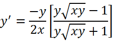 ejercicio derivada regla de la cadena